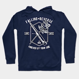 Falling in Reverse: Love and Hate Vintage Design Hoodie